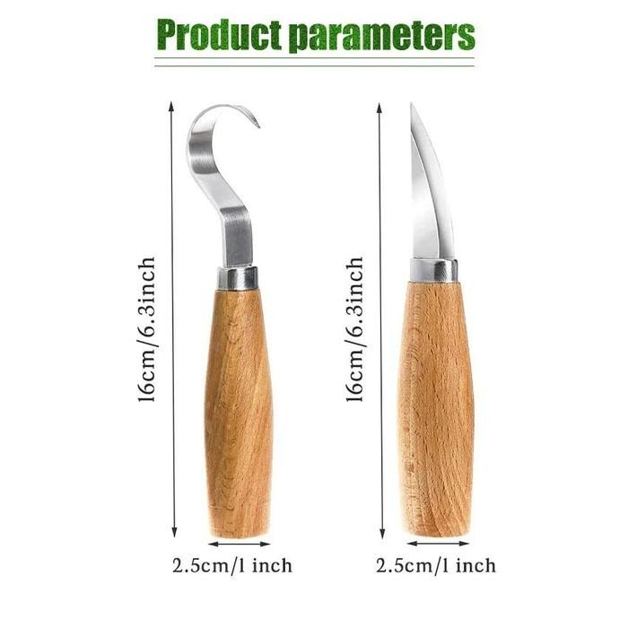 2Pcs/Set Pisau Raut / Pisau Ukir / Pisau Kerajinan / Pisau Ukiran Kayu *
