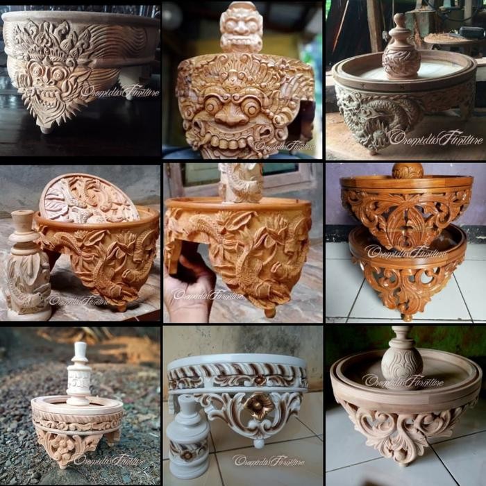 Tebok Pleci Ukiran ( mentahan ) *