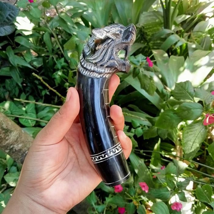 ng golok tanduk ukiran macan *