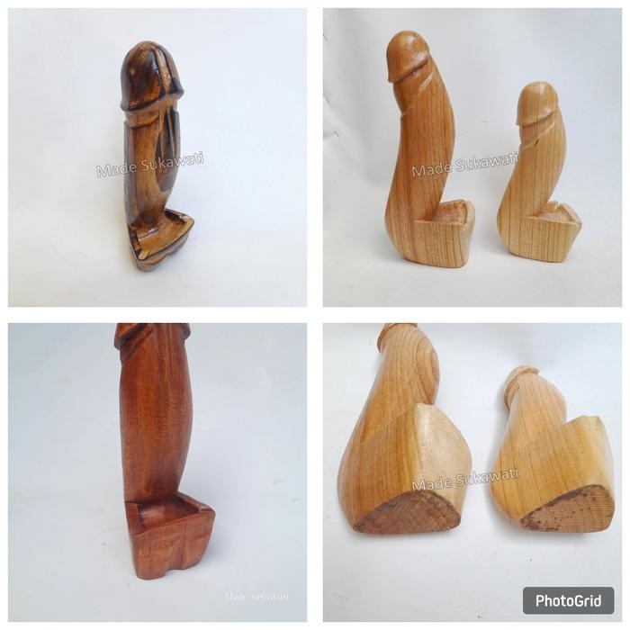 Asbak kayu motif Lolok Kerajinan kayu ukiran tangan unik khas seni bali *