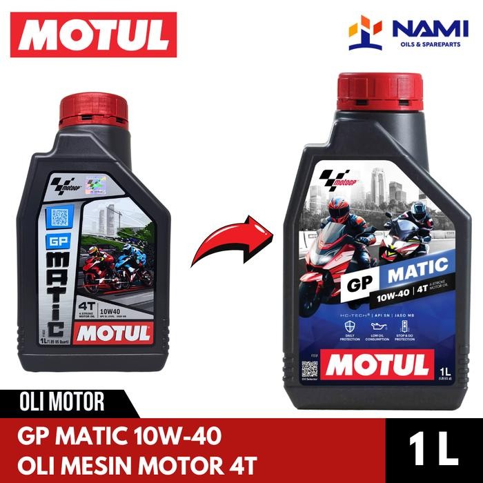 *MOTUL GP MATIC 10W40 (1L)* Oli Mesin Motor Matic - *