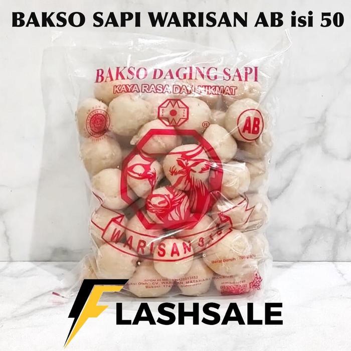 

BeliSkrg,KirimHariini- bakso sapi warisan AB isi 50 baso warisan AB 50pcs