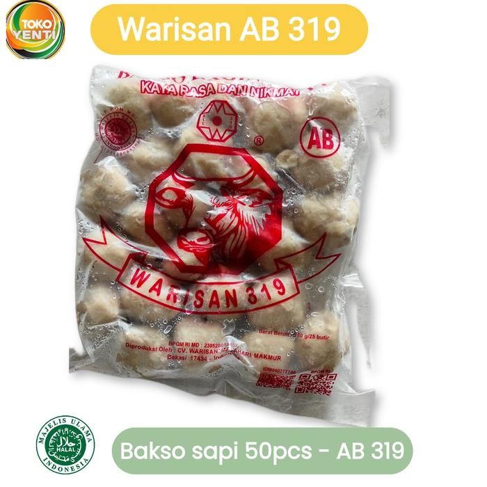 

BeliSkrg,KirimHariini- bakso warisan 319 Ab 50 butir