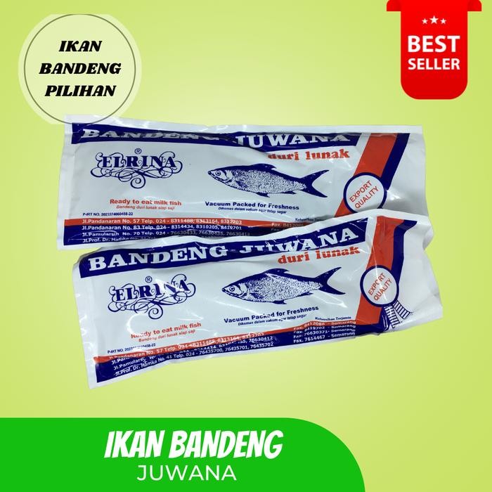 

PastikanDikirimLgsg- BANDENG PRESTO JUWANA ELRINA KHAS SEMARANG VACUM BASAH (1 EKOR)