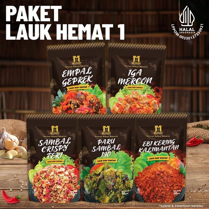 

PastikanDikirimLgsg- PAKET LAUK HEMAT A (5PCS)/MR.CRISPY