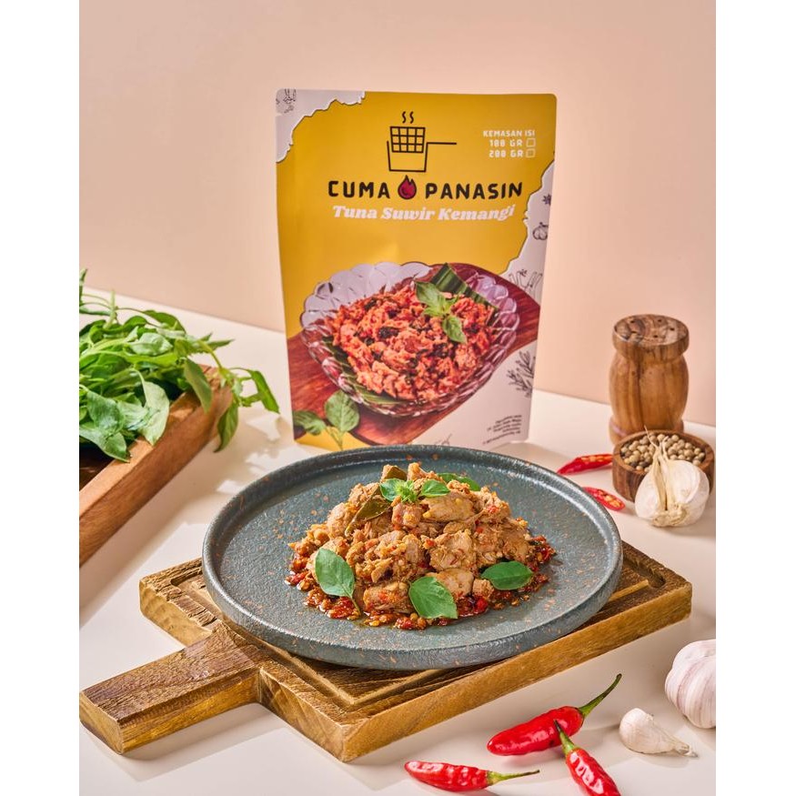 

PastikanDikirimLgsg- TUNA SUWIR KEMANGI - cuma panasin - frozen food - ready to eat - 100gr