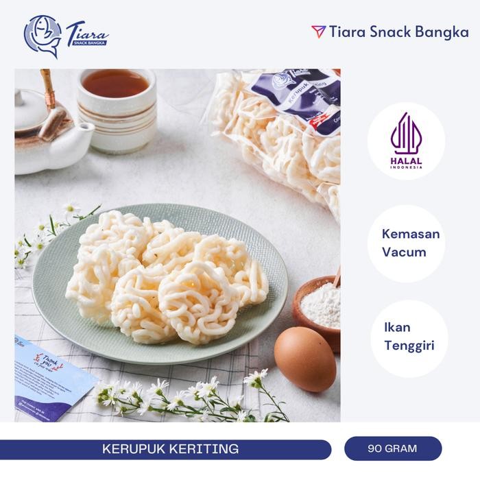 

PastikanDikirimLgsg- Krupuk Kerupuk Goreng Keriting Kecil Ikan Tenggiri Asli Bangka