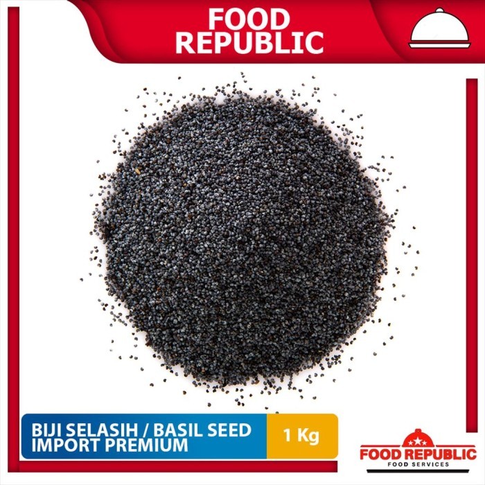 

PastikanDikirimLgsg- Biji Selasih / Basil Seed 1 KG Import Kualitas Premium