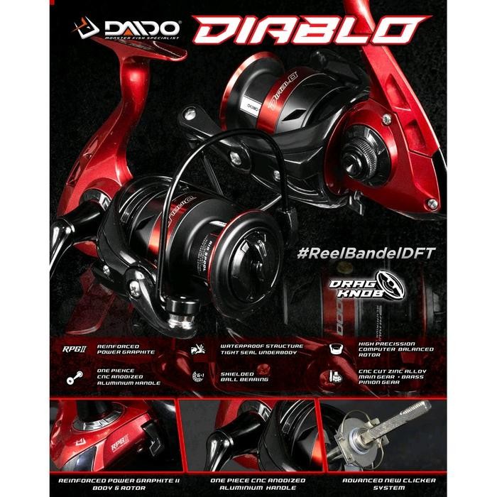 Reel Daido Diablo Power Handle Sw Concept
