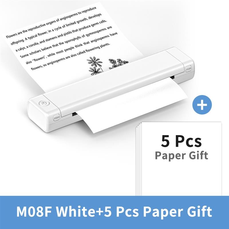 Phomemo M08F Wireless Tattoo Transfer Stencil Printer A4 Paper Portable Thermal Printer Copier Compa