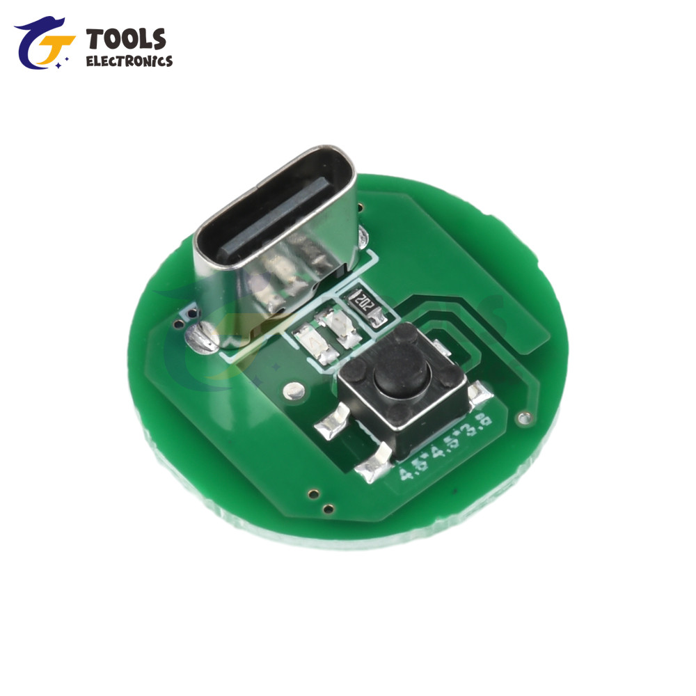 Diy Accessories 5W 10W Flashlight Driver Board LED Three-stage Driver Board Circuit Board Type-c Cha