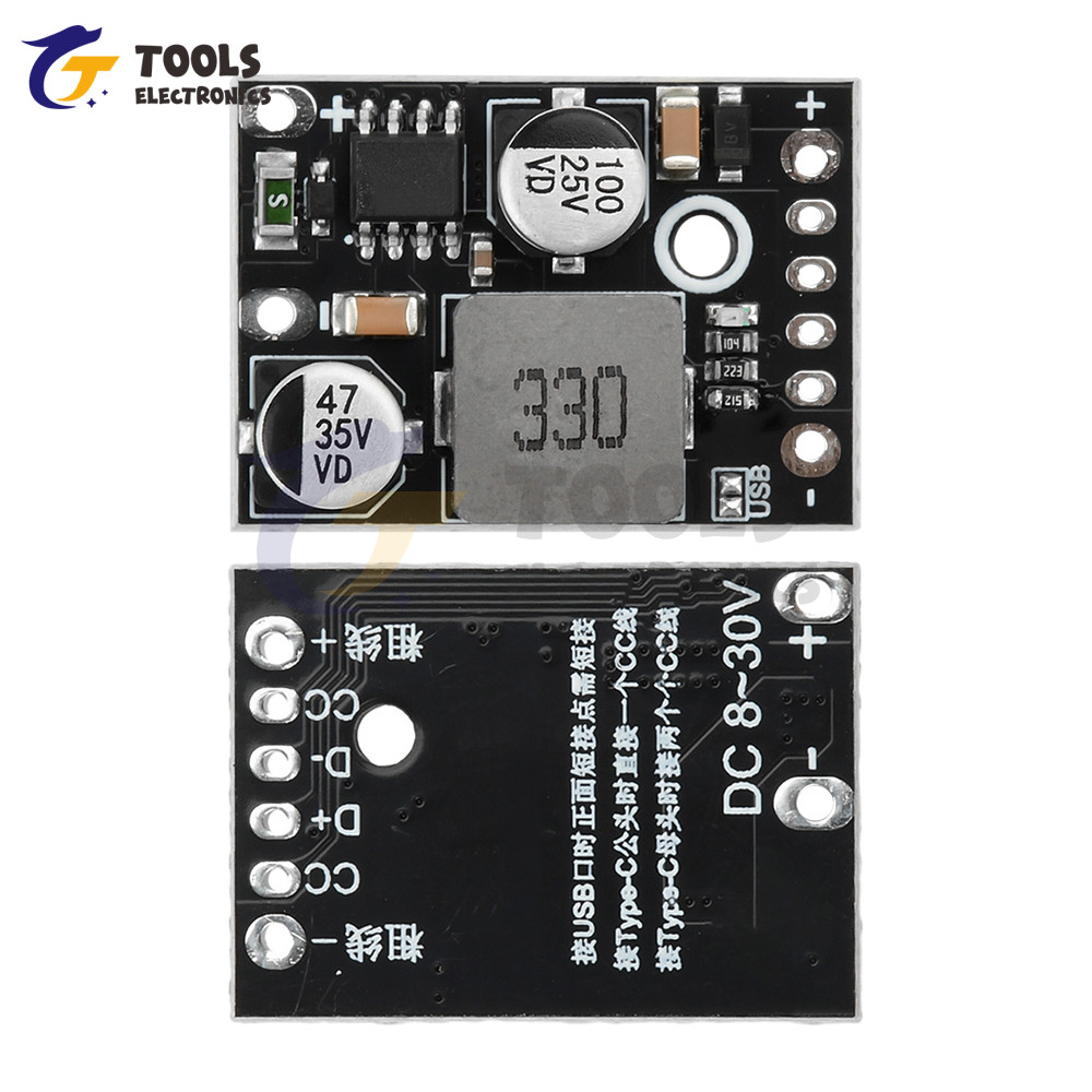 PD45W Fast Charging Module PD3.0 PPS QC3.0 VOOC Type-C Interface Step-down Module