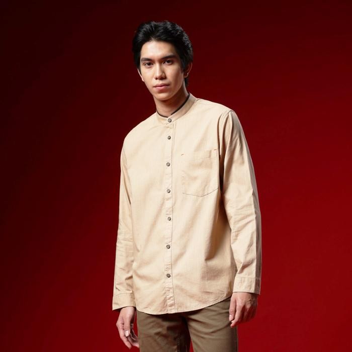 Elhaz- Emba Denim - Rumi One Kemeja Koko Pria Lengan Panjang Baju Muslim