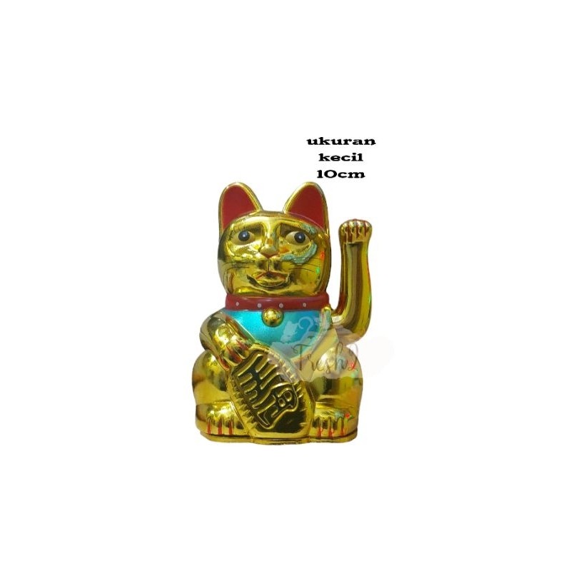 pajangan kucing hoki kecil / patung kucing /