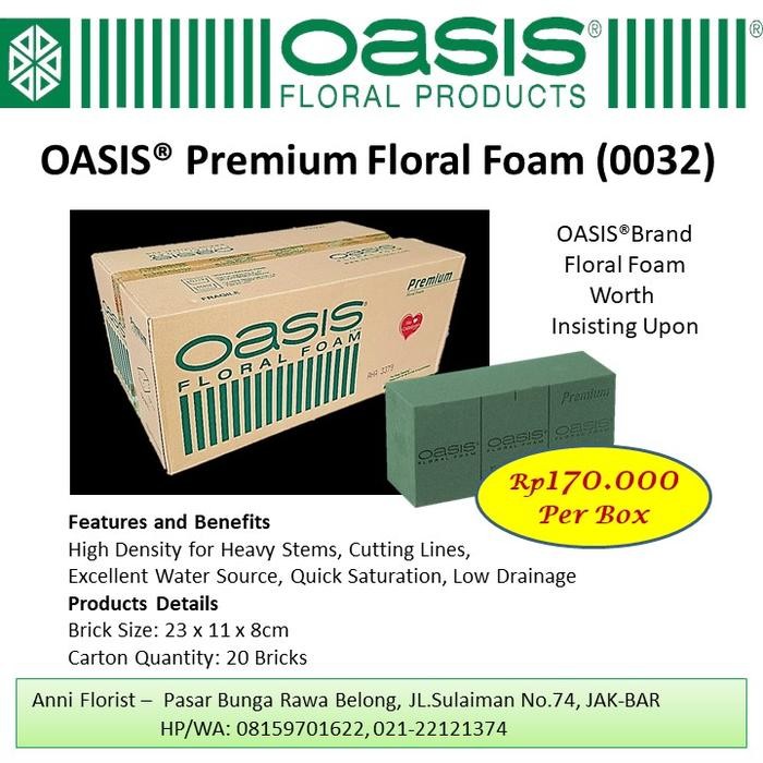 OASIS Premium Floral Foam Busa Basah