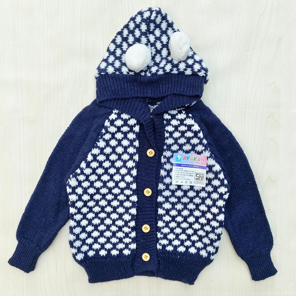 Jaket Rajut Bayi Jaket Bayi Baru Lahir Sweater Rajut Bayi Jaket Rajut 0-6 Bulan Ayakan Baby