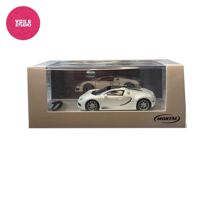 TERBARU Mortal 1/64 Bugatti Veyron SS White