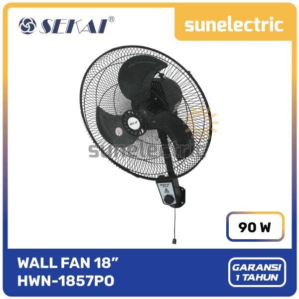 Sekai Kipas Angin Dinding / Wall Fan Sekai HWN 1857 18 Inch - Hitam