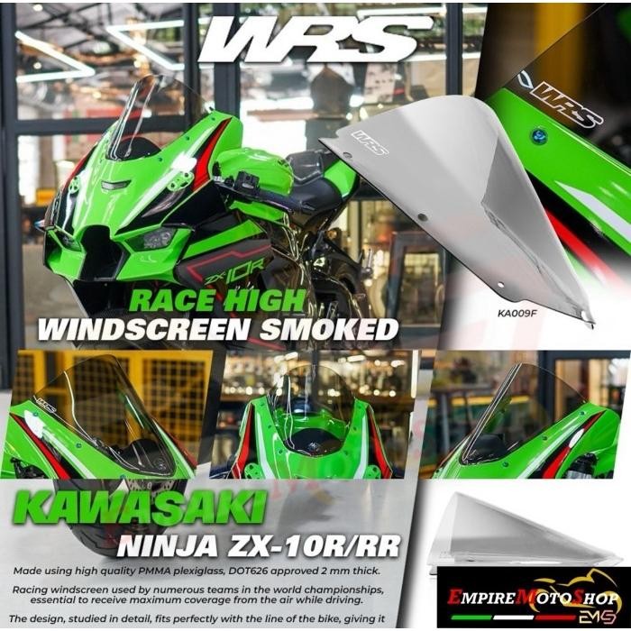 WRS Windshield ZX10R ZX 10 R ZX10 R Windscreen Visor Wind Shield