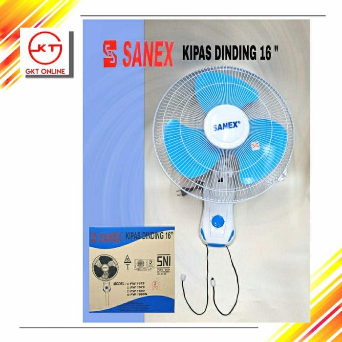 KIPAS ANGIN DINDING 16 INCH SANEX / WALL FAN SANEX KIPAS ANGIN LISTRIK