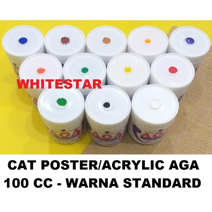 

TERBARU! cat acrylic aga / poster colour 100 cc (warna primer)