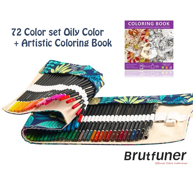 

Brutfuner Pum Colored Pensil Set 72 Warna Dengan Buku Warna dan Tempat Kain Anti Air