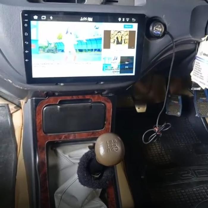 head unit tv mobil android 9in2/32 kijang LGX kapsul krista fre kamera