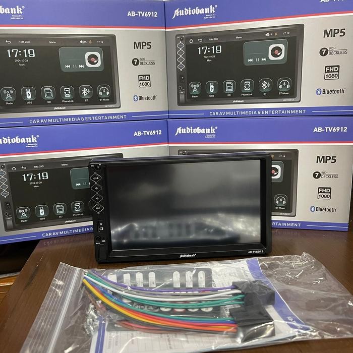 Headunit Deckless AUDIOBANK AB-TV6912 7 Inch Mobil Universal