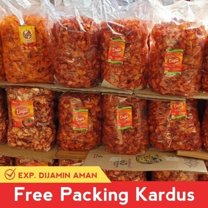 

Snack Kiloan Keripik Singkong Balado - Pedas Manis 500 Gr