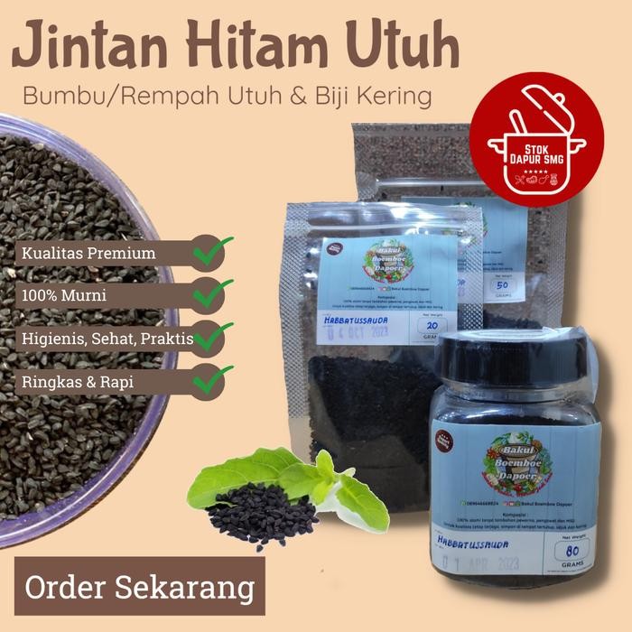 

Silahkan Order] 20gr 50gr JINTAN HITAM UTUH / HABBATUSSAUDA UTUH / REMPAH PREMIUM
