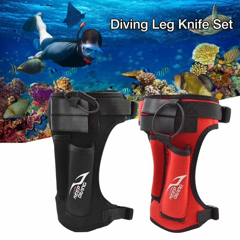 Diving Blade Holster Scuba Equipment Diving Leggings Knife Holders Divers Adjustable Leg Knife Pouch