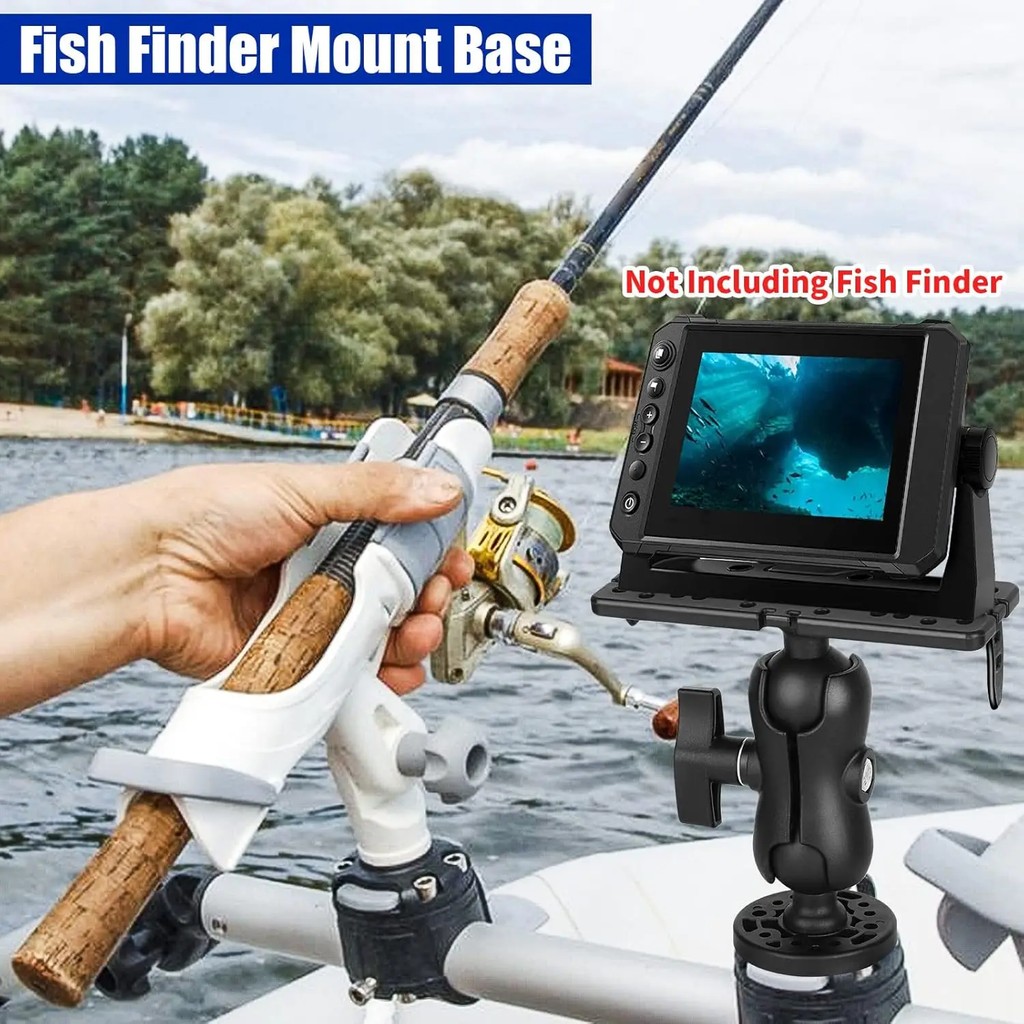 Fish Finder Mount Base GPS Navigation Fish Finder Bracket Marine Electronic Fish Finder Mount Fish F