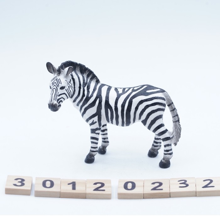 K ZEBRA Kuda Loreng Equus Quagga Mainan Binatang Miniature Hewan Animal Furine Pajangan Action PVC