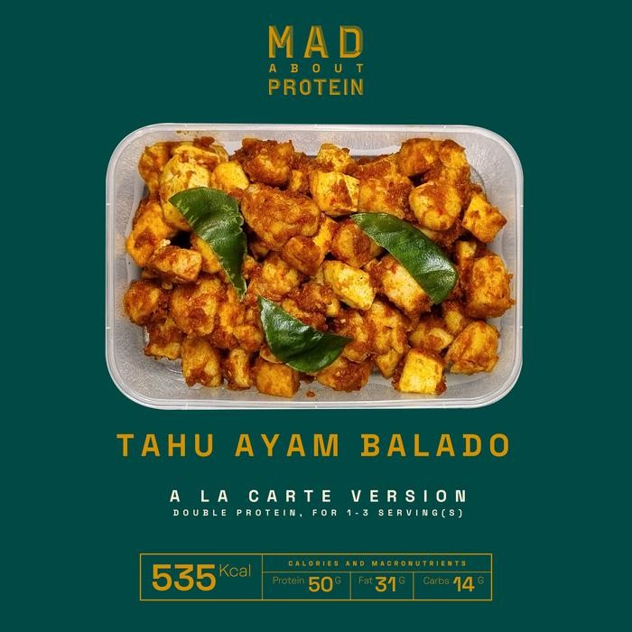 

[A LA CARTE] TAHU AYAM BALADO - MAD ABOUT PROTEIN FROZEN MEALPREP