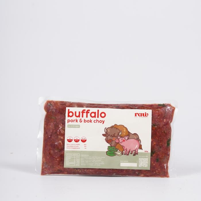 

RAWPET GOURMET - BUFFALO, PORK & BOK CHOY WHOLISTIC MIX // RAW