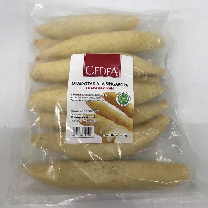 

BARANG TERLARIS otak otak ala singapore 1 Kg / otak otak ikan CEDEA