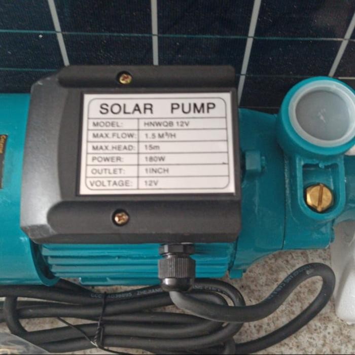 Pompa Tenaga Surya 180w/ 1 set pompa dengan Panel surya 50wp murah
