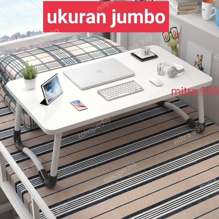 ZeeCam meja laptop lipat / meja belajar ukuran jumbo 80*40
