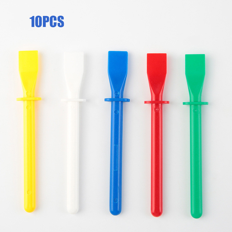

Zxiixz 10Pcs/Pack Glue Spreaders Smear Sticks Applicator Painting Scrapers Handmade Diy Leather