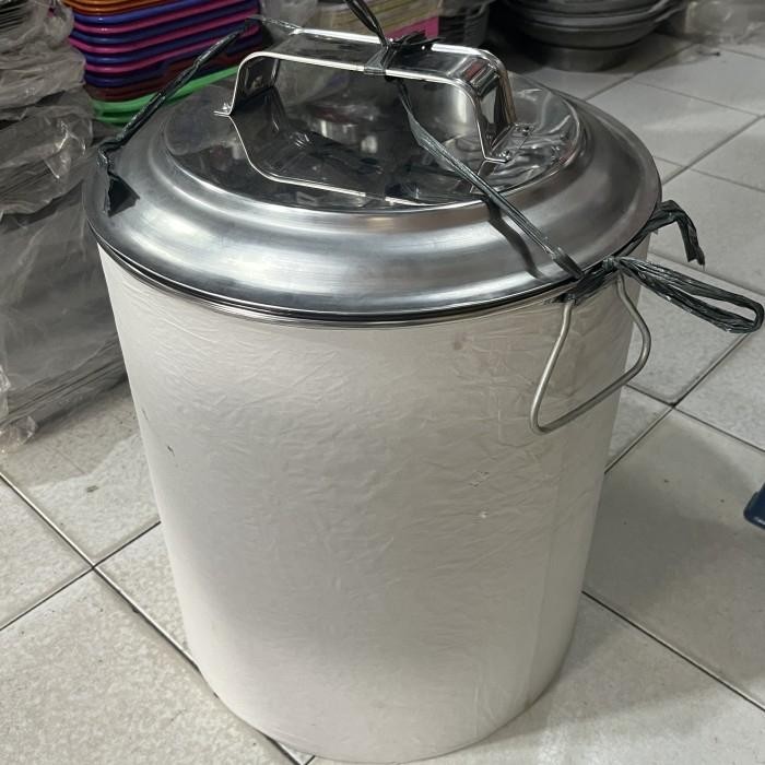 Panci / tong/ dandang air stainless tinggi polos