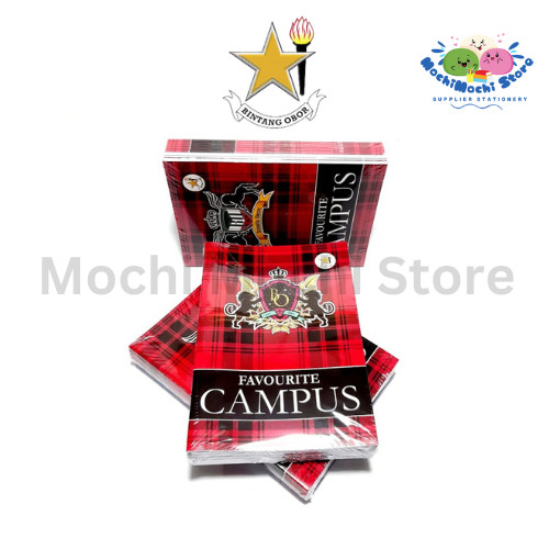 

Buku Tulis Campus Favourite 36 Lembar (1 Pack Isi 10 Buku) Buku Tulis Favourite 36 Lembar Campus isi