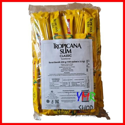 

Tropicana Slim Gula Sweetener Classic Stick 100 Sachet