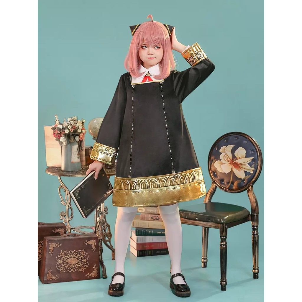 Anime Cosplay Anya Forger Cos School Uniform Women Dress Costume In Stock