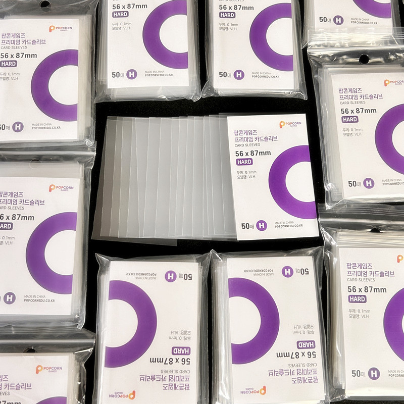 

50Pcs Original Korea Card Sleeves Photcards Clear Protector Kpop Shield Board Games Tarot Cards