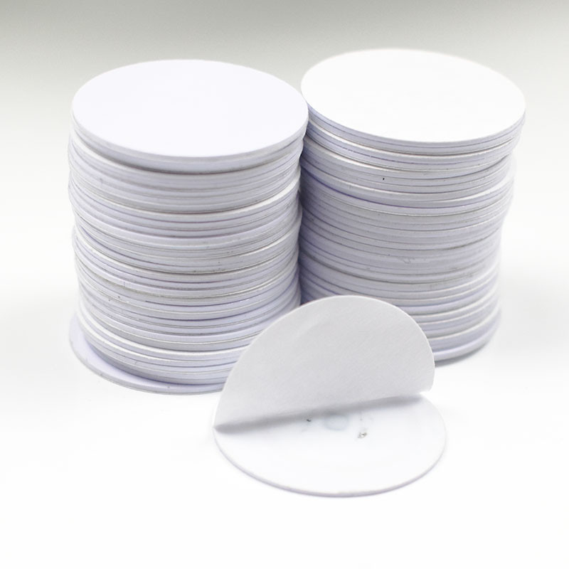 

25Mm 13.56Mhz Nfc Sticker Adhesive Coin Cards Tags Nfc 213 Nfc215 Nfc216 Pvc Waterproof For All Nfc