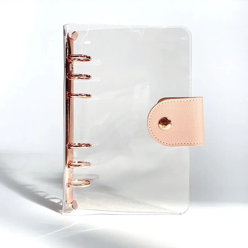

A6 Rose Gold Loose Leaft Binder Only Cover Notebook Cover Diary Agenda Planner Paper Cover School