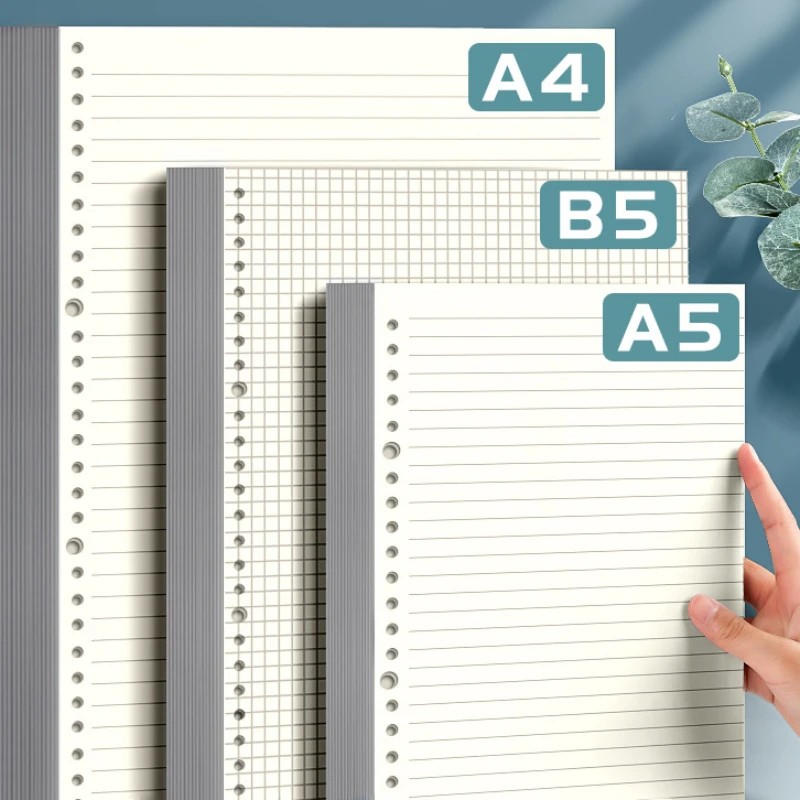 

A4/A5/B5 Loose-Leaf Paper Loose-Leaf Book Notebook Replacing Core26 Holes Thickened Filler Paper