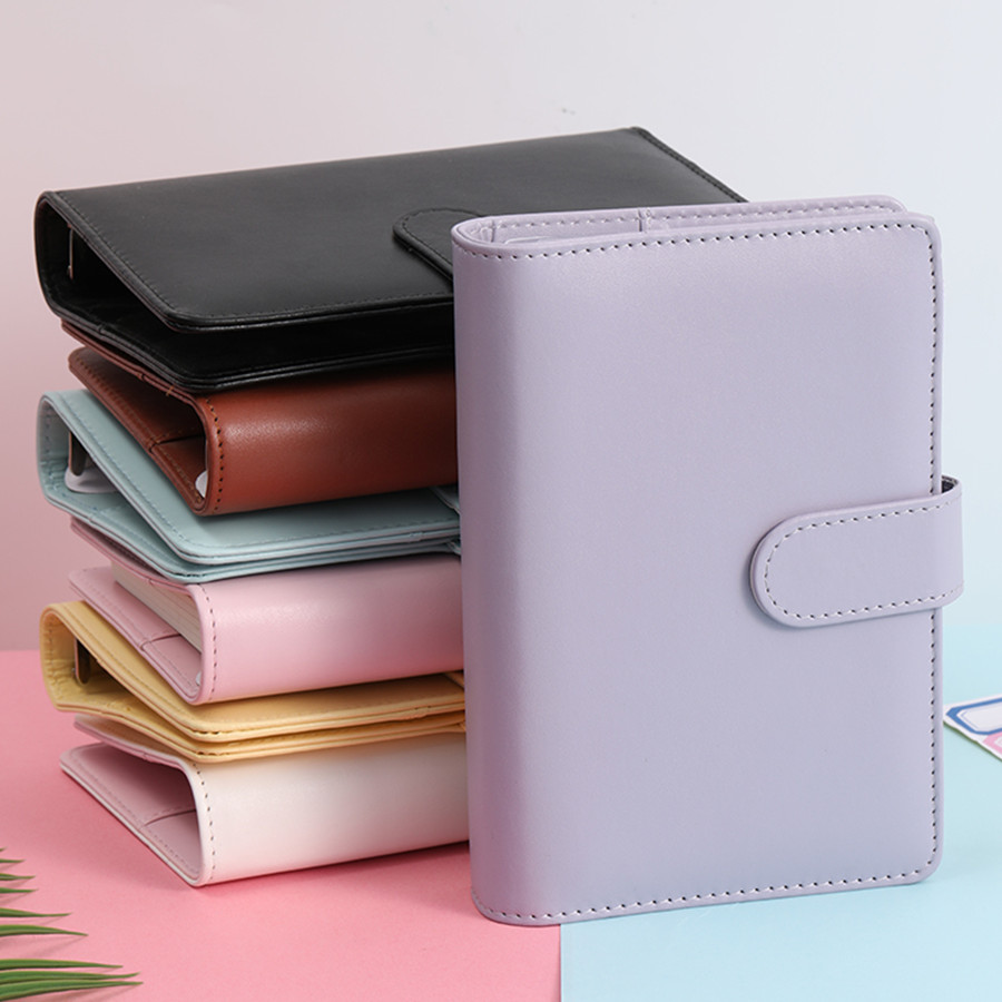 

A6 Budget Binder Planner, Made Of Colored Pu Leather, For Storage $500