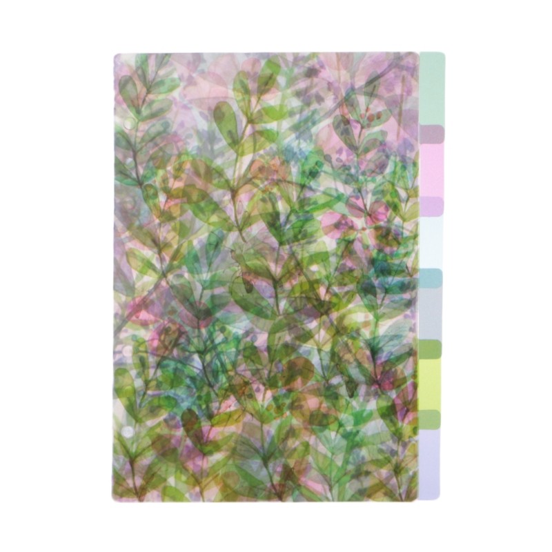 

A5 A6 A7 Catoon Clear Divider Index Pages Classified Sorter For 6-Holes Binder