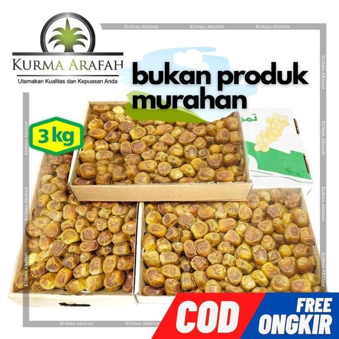 

Kurma Sukari 3kg / Kurma Raja / Kurma Basah / Oleh-Oleh Haji